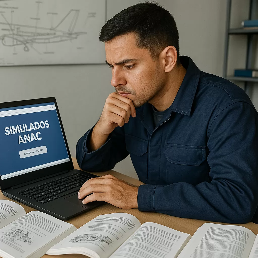 Simulados ANAC Mecânico de Aeronaves: Prova Teórica Online Rápida!
