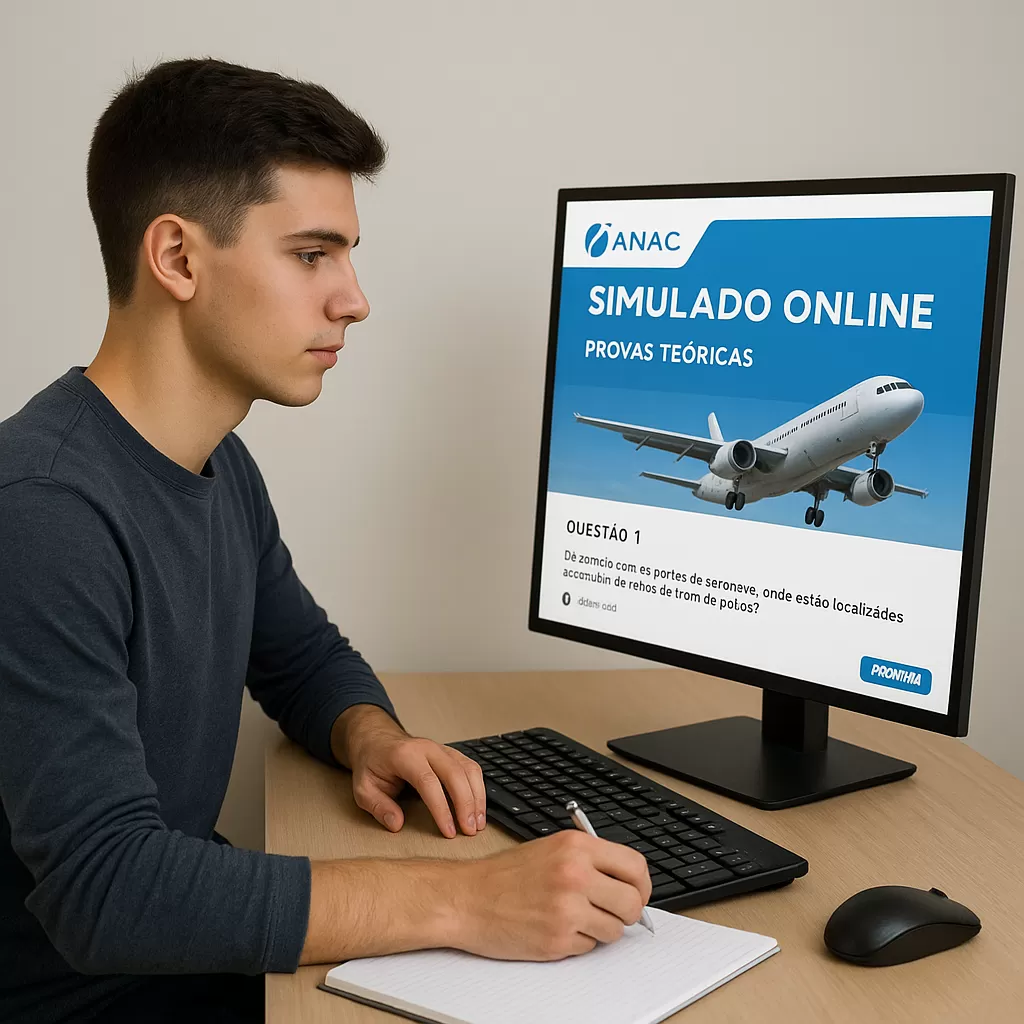 Simulados ANAC para Mecânico de Aeronaves: como passar mais rápido